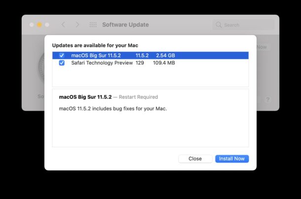 safari software update for mac