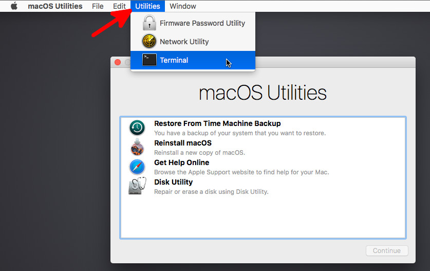 recovery mode for mac will not let me install os x